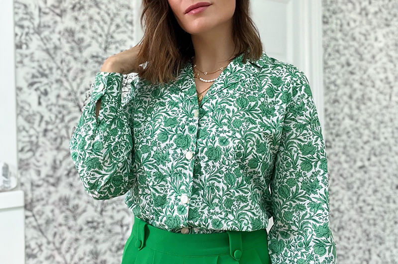 mlle_cyrielle en Liberty Tana Lawn - Sambourne - Cactus