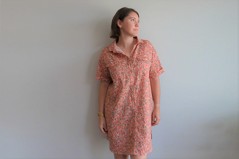 auguste_septembre dans une robe UNE Evasion