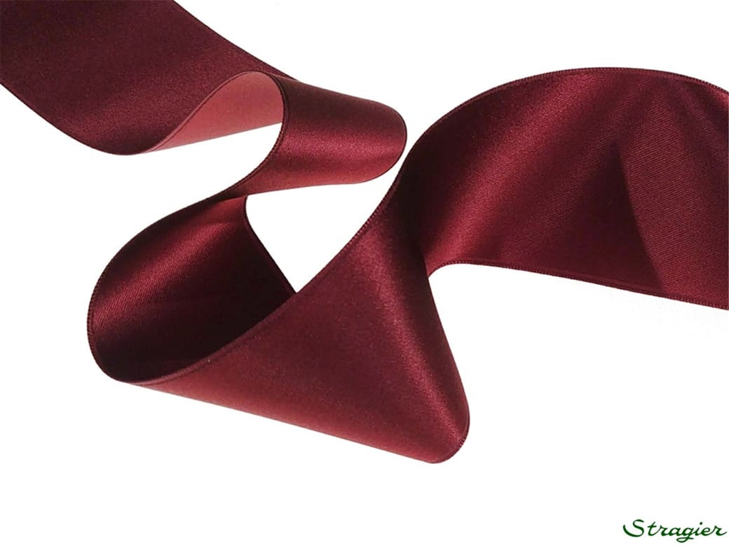 Nastro Doppio Raso Satin Bordeaux – Rotografica Vicentina