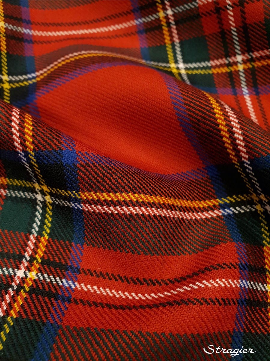 Stragier - Pure Wool Tartan - Stewart Royal Modern - - Stragier - Pure Wool Tartan - Stewart Royal Modern - -